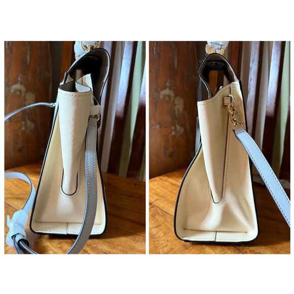 ZAC Zac Posen Eartha Colorblock Leather Top Handle Crossbody Bag NWT - Picture 4 of 11